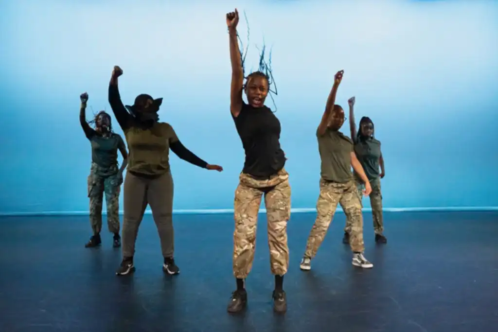 20230425RADSiDSATWandsworth2023RAD-HQ©FoteiniChristofilopoulou-447-3 | Royal Academy of Dance STEP into dance students performing at RAD HQ studio theatre Step into Dance for Secondary Schools