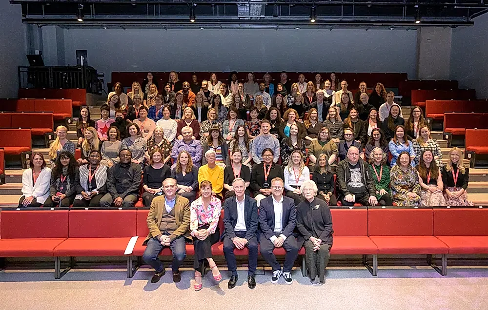 RAD-Staff-983 | Royal Academy of Dance RAD staff in Aud Jebsen studio theatre at building opening in 2022