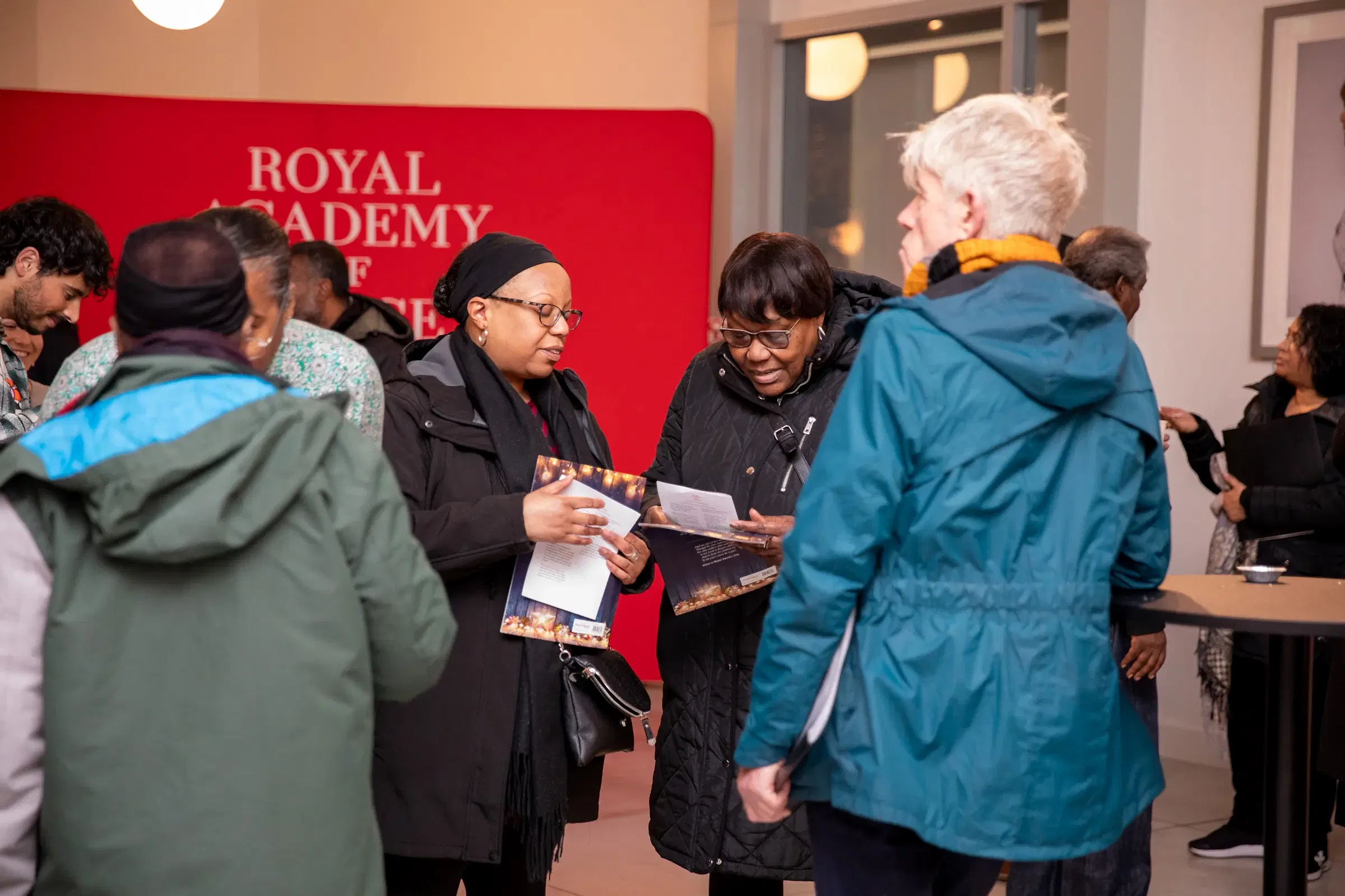 community at the RAD - individuals | Royal Academy of Dance RAD Members in the RAD HQ Foyer on Members day 2023