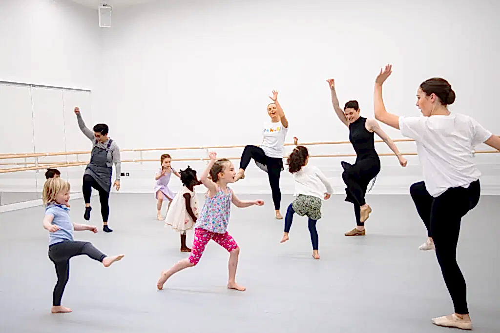Community Day May 2022 RAD | Royal Academy of Dance young dancers dancing during RAD Community Day at RAD headquarters studio