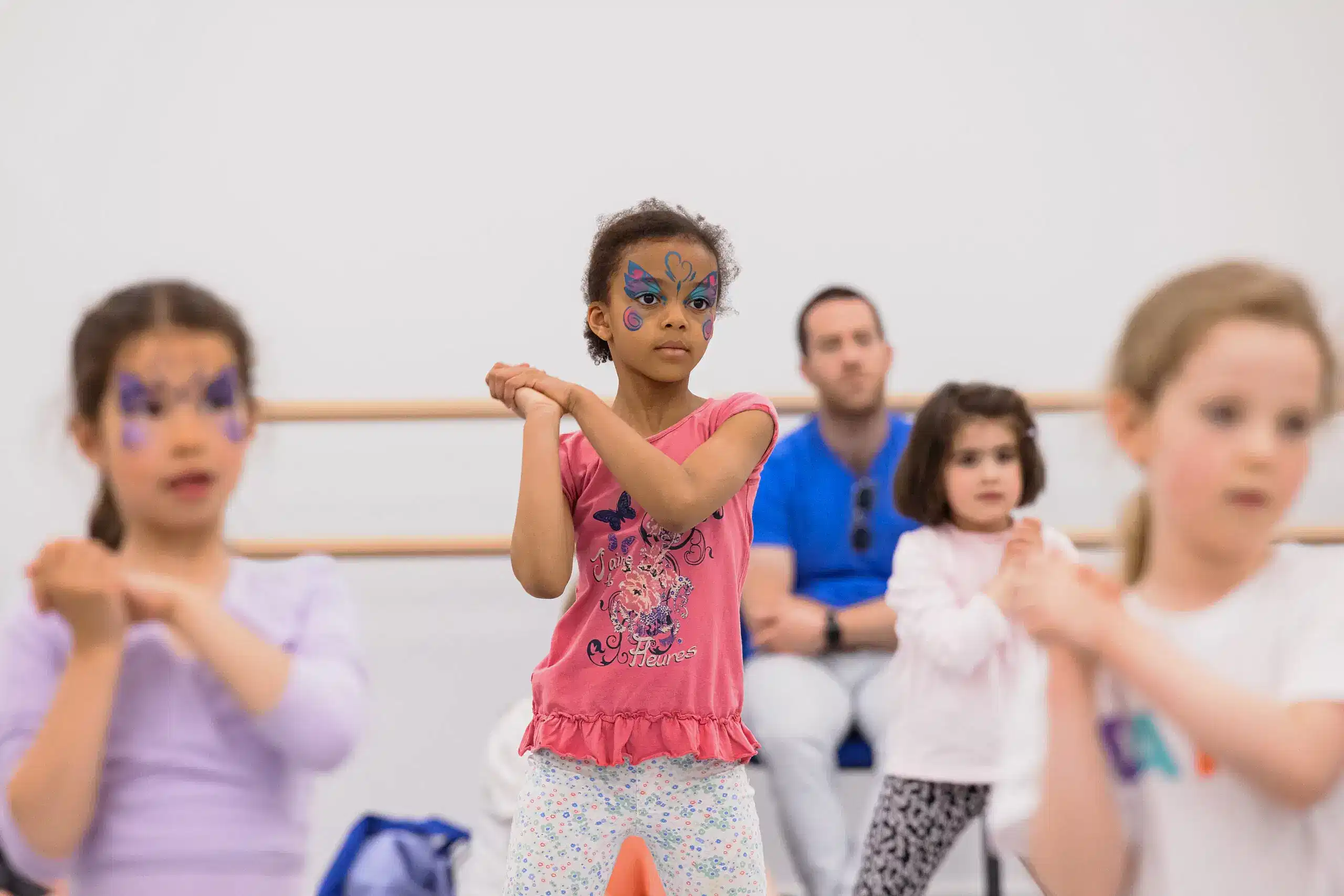 Community Day May 2022 RAD | Royal Academy of Dance Young dancers dancing during RAD Community Day at RAD headquarters studio