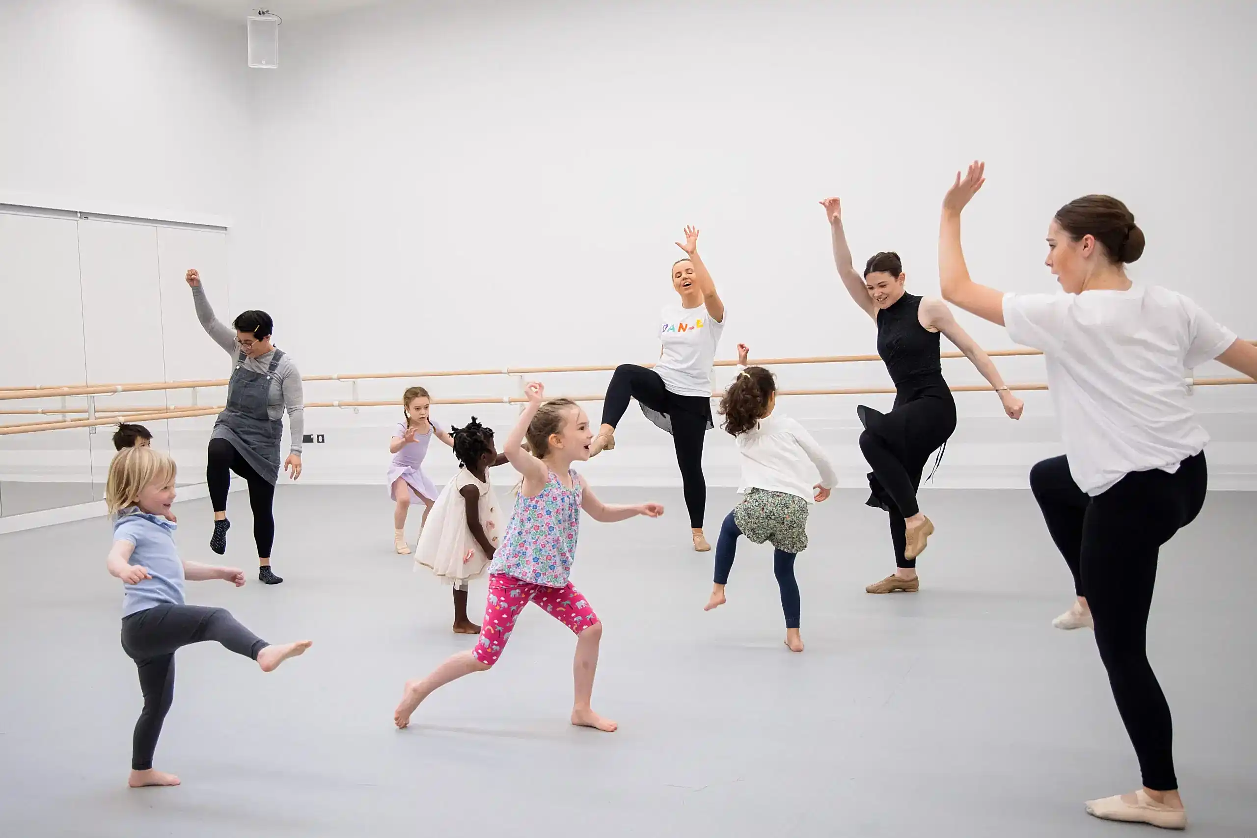 Community Day May 2022 RAD | Royal Academy of Dance young dancers dancing during RAD Community Day at RAD headquarters studio