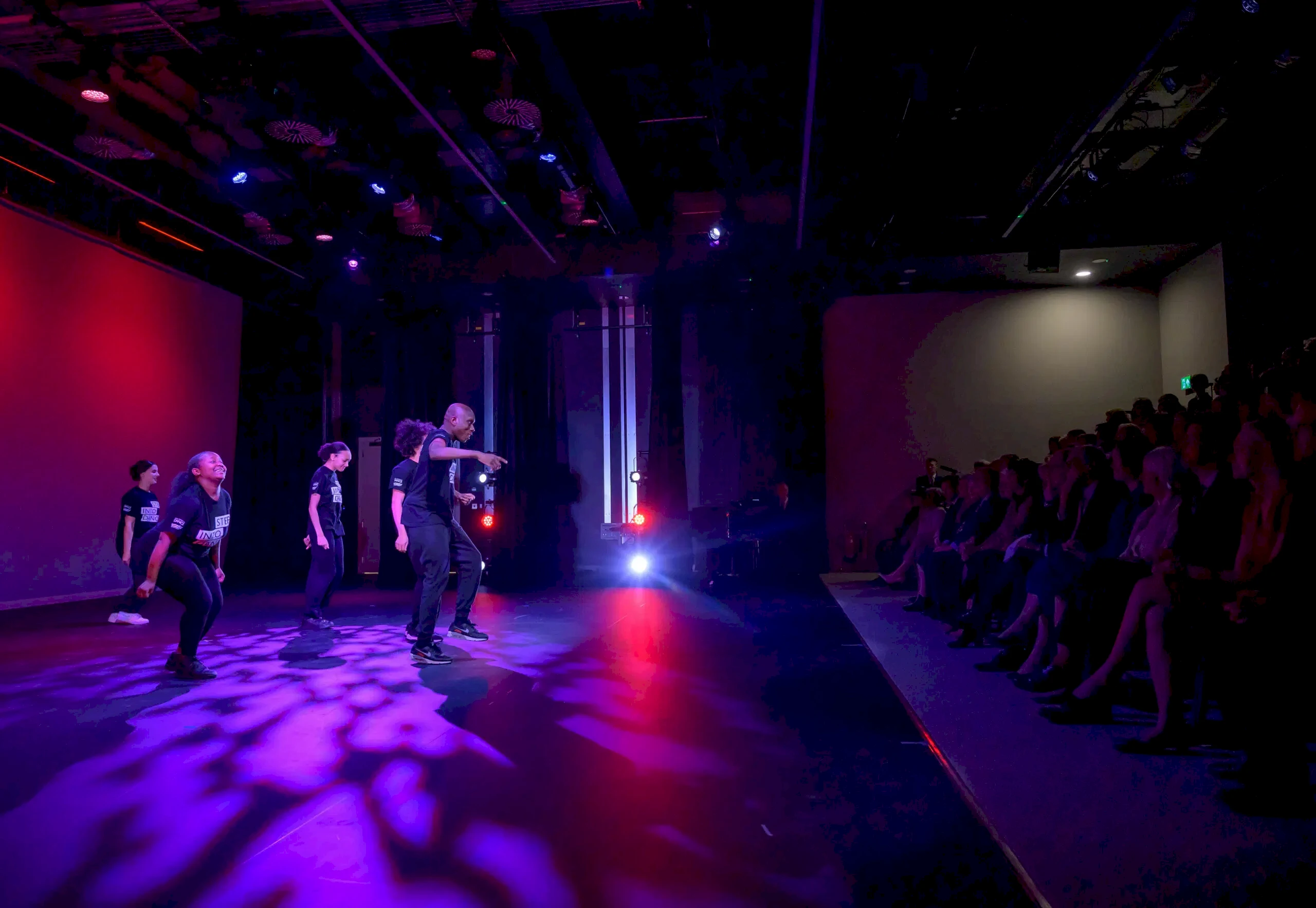 step-peformance-for-RAD-HQ-opening | Royal Academy of Dance step into dance performing for Queen Camilla at RAD HQ opening