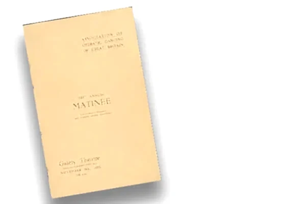 1923ProgrammeCover-copy | Royal Academy of Dance